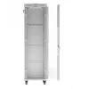 Laisvai pastatomas stovas LANBERG FF01-6842-12SL 42U, 600×800 mm, 2121 mm aukštis, 1200 kg talpa, IP20, pilka