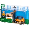 Žaidimo transporto priemonė ir bėgių aksesuaras Ravensburger BRIO 33573 – 4 dalių įvairiaspalvis rinkinys, rekomenduojamas nuo 0,3 metų