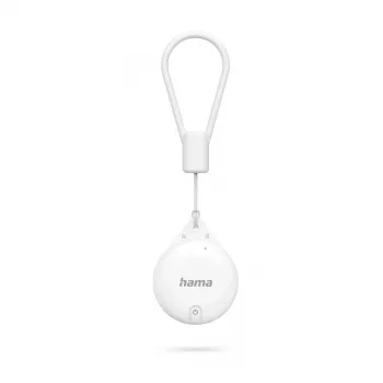 HAMA Item Finder 00185815 Bluetooth sekiklis, skirtas Apple Find My programėlei, baltas