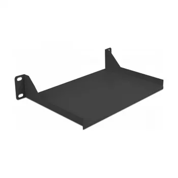 Rack lentyna DeLOCK 10 colių 1U juodo plieno 25,4 cm