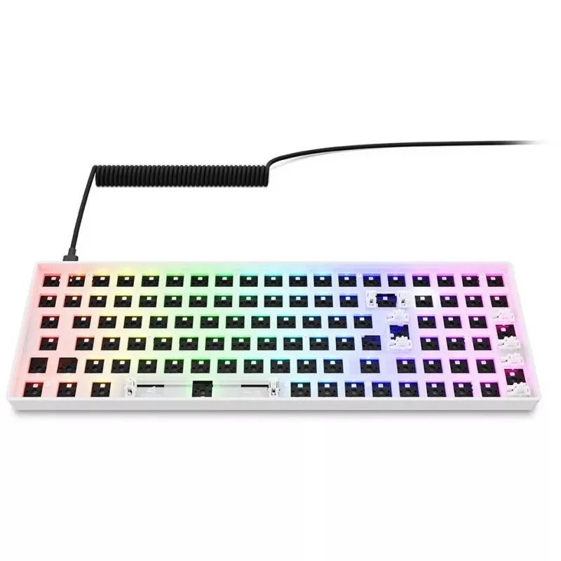 Sharkoon SKILLER SGK50 S2 White – pliko mechaninės klaviatūros rinkinys