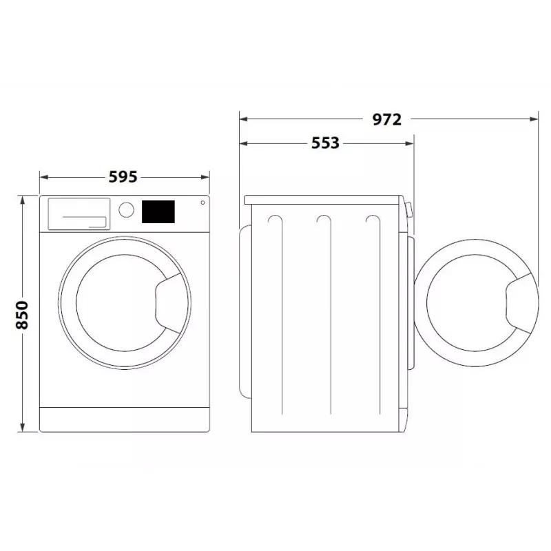 Skalbimo mašina INDESIT MTWA71252WPL 7 kg, priekinė, energijos klasė E