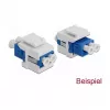 Keystone dangtelis DeLOCK 86807 baltas šviesolaidinėms jungtims 10 vnt.