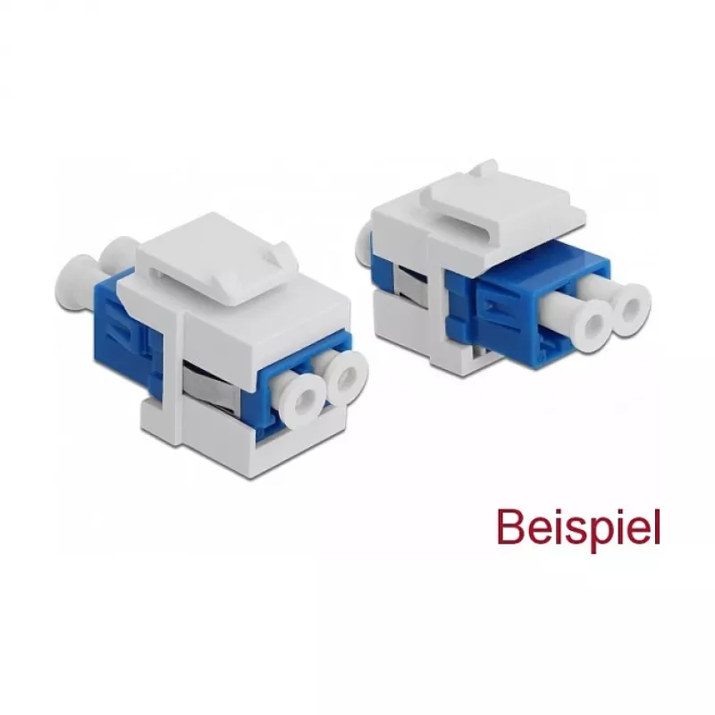 Keystone dangtelis DeLOCK 86807 baltas šviesolaidinėms jungtims 10 vnt.