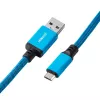 Cablemod CM-PKCA-CWAW-OW150OW-R USB laidas 1,5 m USB A – Micro-USB B mėlynas (CM-PKCA-MLBALB-KLB150KLB-R)
