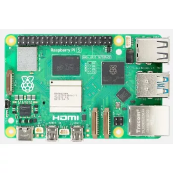 Plokštė Raspberry Pi 5B, Arm Cortex-A76, 2,4 GHz, 8 GB LPDDR4x