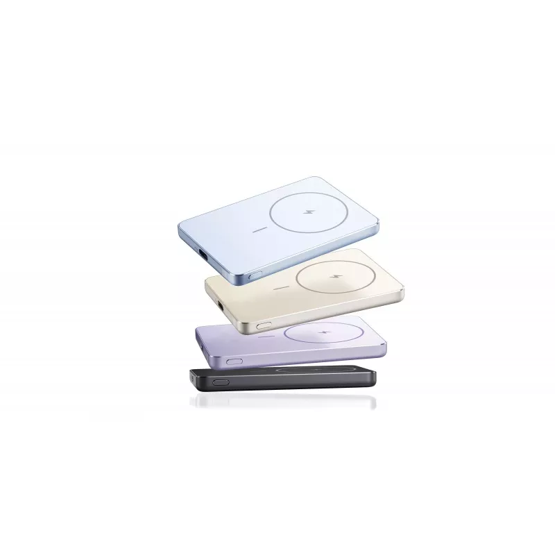 Nešiojamas įkroviklis Xiaomi PowerBank Super Slim Magnetic 5000, 5000 mAh, magnetinis laikiklis