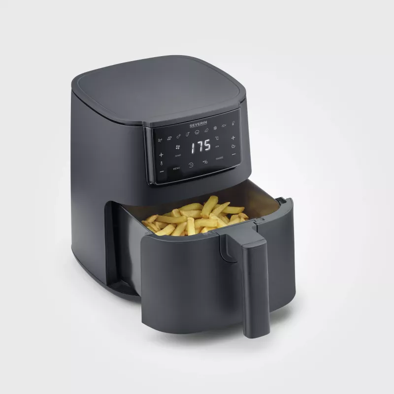 Oro gruzdintuvė SEVERIN FR 2461 – 4 l talpa, juoda