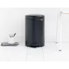 Brabantia 113741 šiukšlių dėžė 12 l apvali juoda (11 37 41)