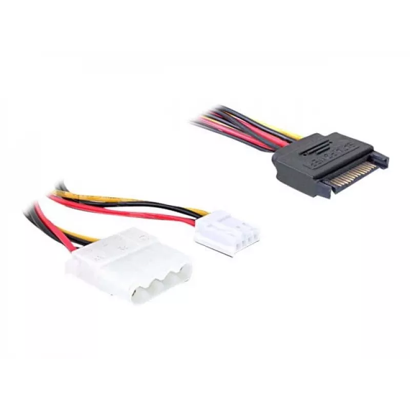 SATA maitinimo Y laidas DeLOCK 65227 0,3 m