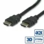 VALUE HDMI Ultra HD su Ethernet - vaizdo/garso/tinklo laidas - HDMI - HDMI, 19 kontaktų (M) - HDMI, 19 kontaktų (M) - 3 m - dviguba izoliacija - juoda (11.99.5682)
