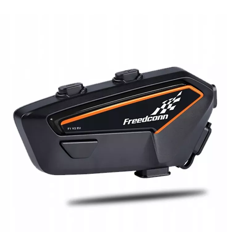 Ausinės „FreedConn F1 V2 EU“ – belaidės Bluetooth 5.2, IP65, 1100 mAh baterija, iki 48 h pokalbių, FM radijas, mikrofonas, segtukas