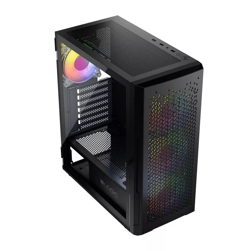 Korpusas Logic Aramis ARGB MIDI USB 3.0 Juodas