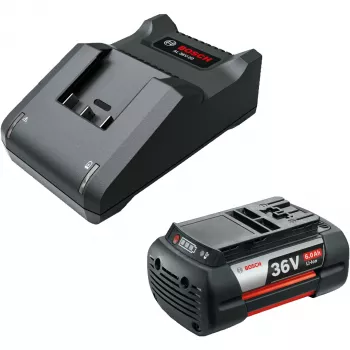 Akumuliatoriaus starterinis rinkinys Bosch GBA 36V 6.0Ah su AL 36V-20 įkrovikliu, juodas