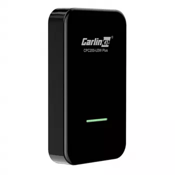 Belaidis adapteris Carlinkit U2W Plus, skirtas Apple CarPlay, juodas