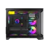 Gamemax HYPE-M BK korpusas | Juodas | Micro-ATX | Be maitinimo šaltinio