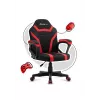 Vaikiška žaidimų kėdė Huzaro Ranger 1.0 Red Mesh, juoda, raudona