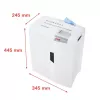HSM shredstar X6pro dokumentų smulkintuvas, 2 x 15 mm + atskiras CD pjovimo mechanizmas