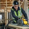 DEWALT DCS520T2 nešiojamasis diskinis pjūklas 54V 2x XR FLEXVOLT 6Ah TSTAK juoda, geltona