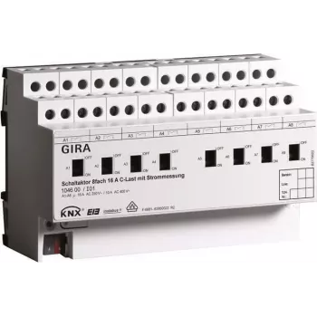 GIRA perjungimo pavara 8 kanalų REG KNX/EIB 16A C-Last 104600
