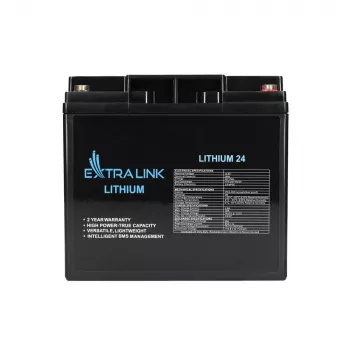 Extralink įkraunama baterija LiFePO4 24000 mAh 12,8 V