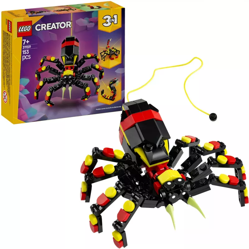 LEGO Creator 3-in-1 pastatomas voras 31159 – 153 detalės, nuo 7 metų, 110×150×50 mm