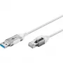 Goobay Ethernet-Cable USB-A 3.0 iki RJ45 Slim 5 m – prijungia maršrutizatorių, modemą (74381)