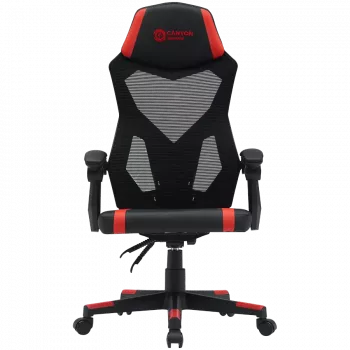 Canyon MCH01 Flow – ergonomiška žaidimų kėdė, juoda ir raudona