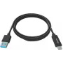 USB laidas Vision TC 1MUSBCA/BL, USB-A į USB-C, 1 m, juodas