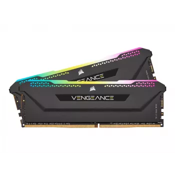 Corsair DDR4 Vengeance RGB PRO SL 16GB/3200 (2×8GB) juoda C16