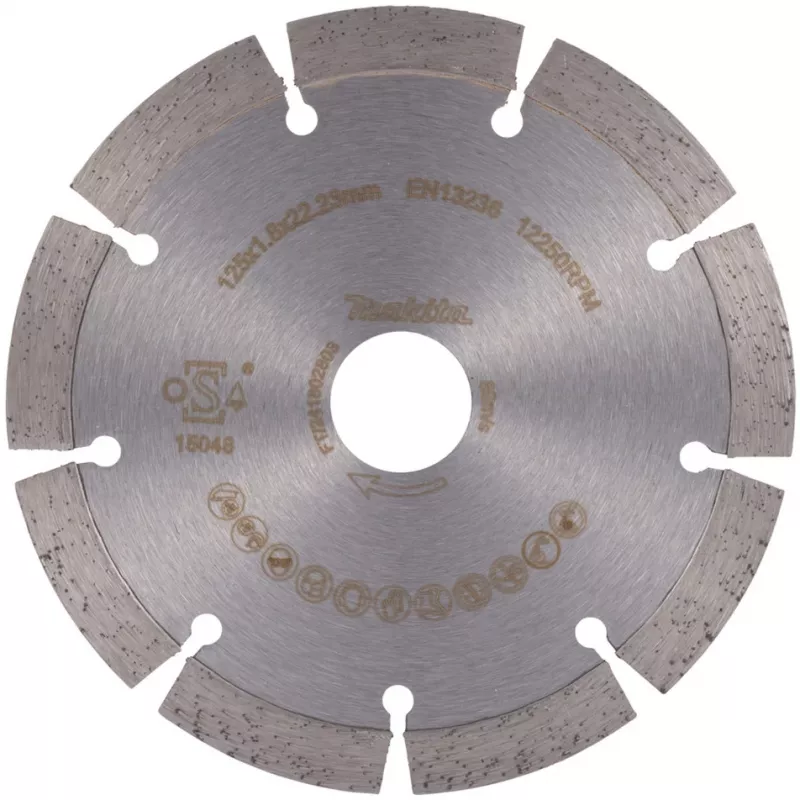 Deimantinis pjovimo diskas Makita D-80086 125 mm skersmuo 22,23 mm anga