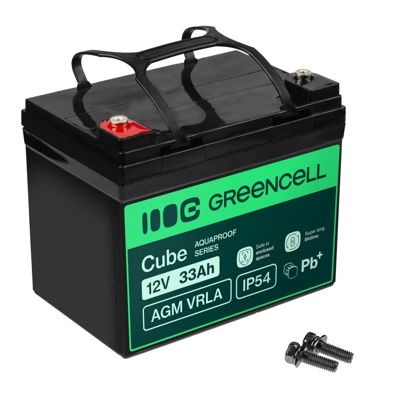 Akumuliatorius AGM VRLA 12V 33Ah IP54