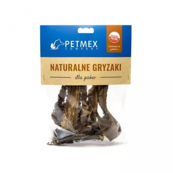 Kramtomas kramtukas šunims PETMEX Beef Rumen 100 g — natūralus jautienos prieskrandžio kramtukas, dantų priežiūrai, be laktozės ir glitimo