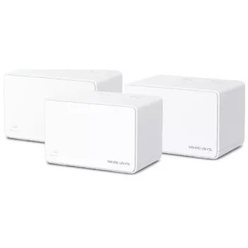 TP-Link Halo H3000X (3 vnt.) belaidis maršrutizatorius, Wi-Fi 6, dvispalvis, 2,4/5 GHz, 2402 Mbit/s, baltas