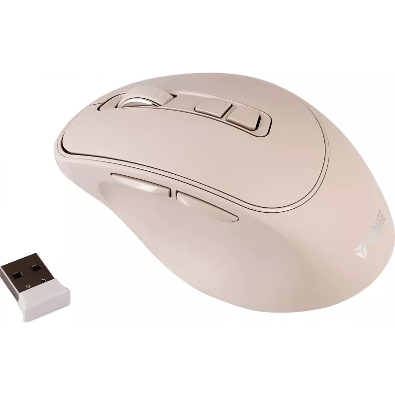 Belaidė pelė 2.4GHz įkraunama 6 mygtukai 2400DPI Yenkee YMS 2080BG SLIDER