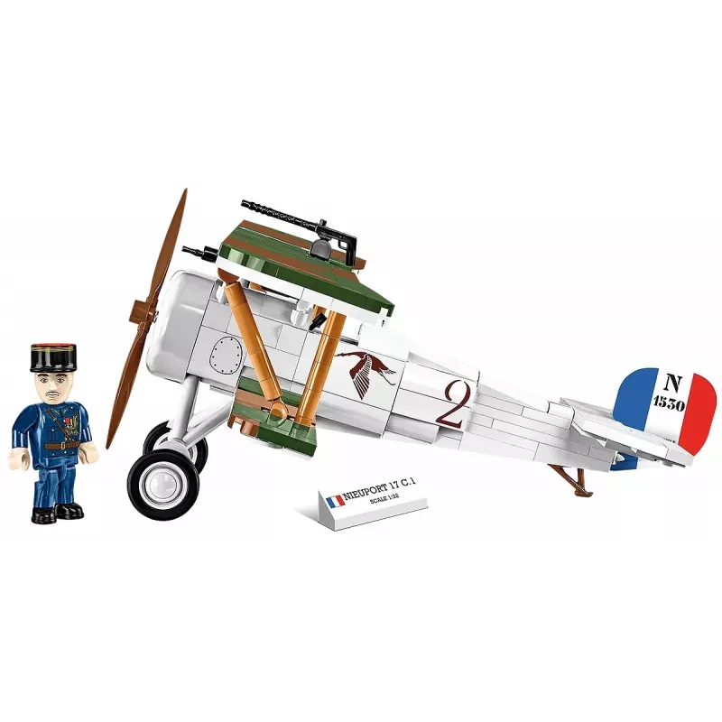 Konstruktorius Cobi Blocks Nieuport 17 C.1 277 dalių – Lėktuvo modelio rinkinys, kolekcinis blokelių rinkinys