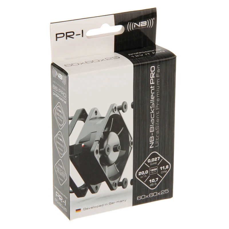 Ventiliatorius Noiseblocker BlackSilent Pro PR-1 60mm