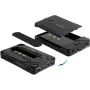 Korpusas dviems diskams DeLOCK 42020 Juodas 2.5 colio USB Type-C 10 Gbit/s
