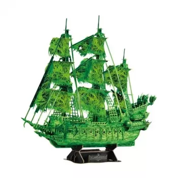 3D dėlionės modelis Skrajojantis olandas, šviečiantis tamsoje, CubicFun 306-T4041H