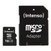 INTENSO atminties kortelė Micro SDHC 16GB Class 10 su adapteriu 3413470