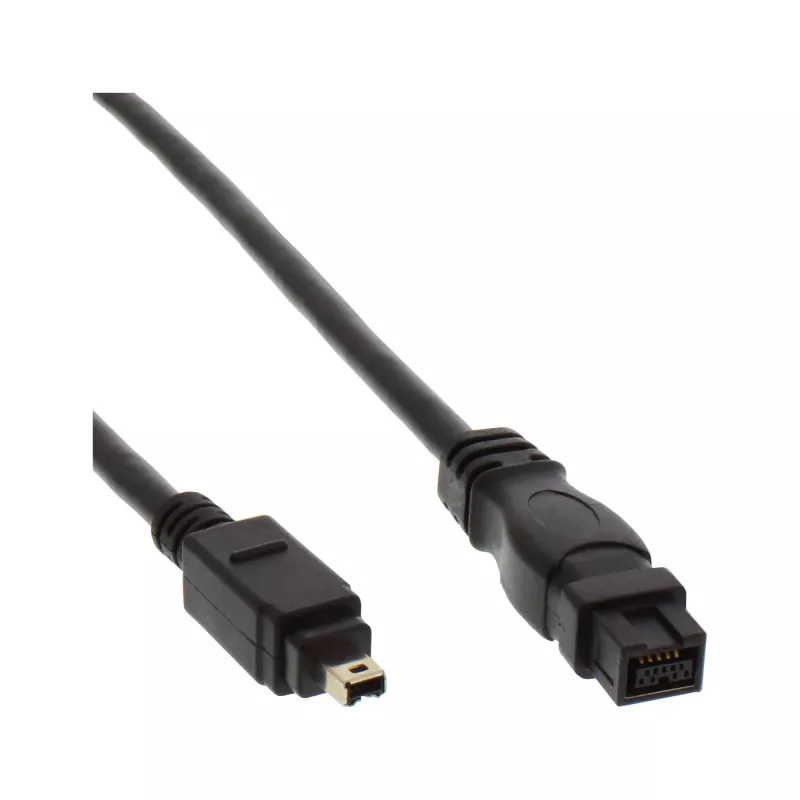 FireWire 400 į 800 laidas InLine 34901 1m Vyriškas/Vyriškas Juodas