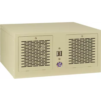 Mini serverio korpusas INTER-TECH IPC S34N su 2x USB 2.0 ir 2x 80 mm ventiliatoriais