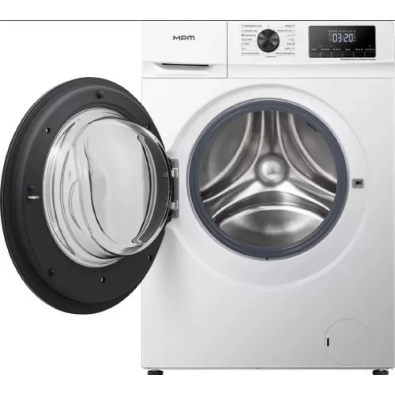 Skalbimo mašina MPM MPM‑5814‑PH‑47, priekinė, 8 kg, 1400 aps/min, A, 60×54×85 cm, balta
