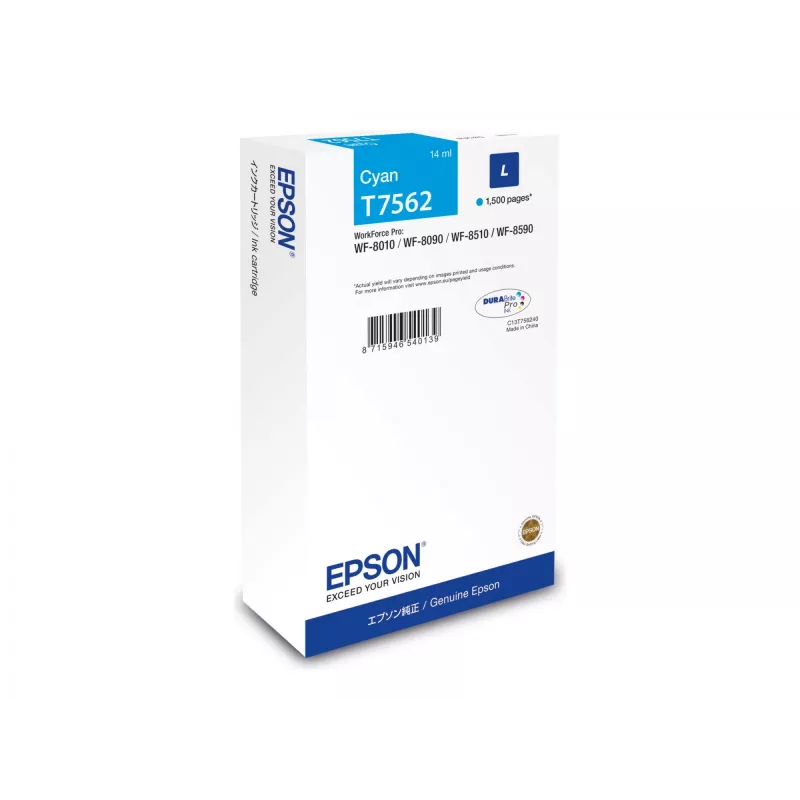 Epson C13T75624N rašalo kasetė 1 vnt. Originali Cian