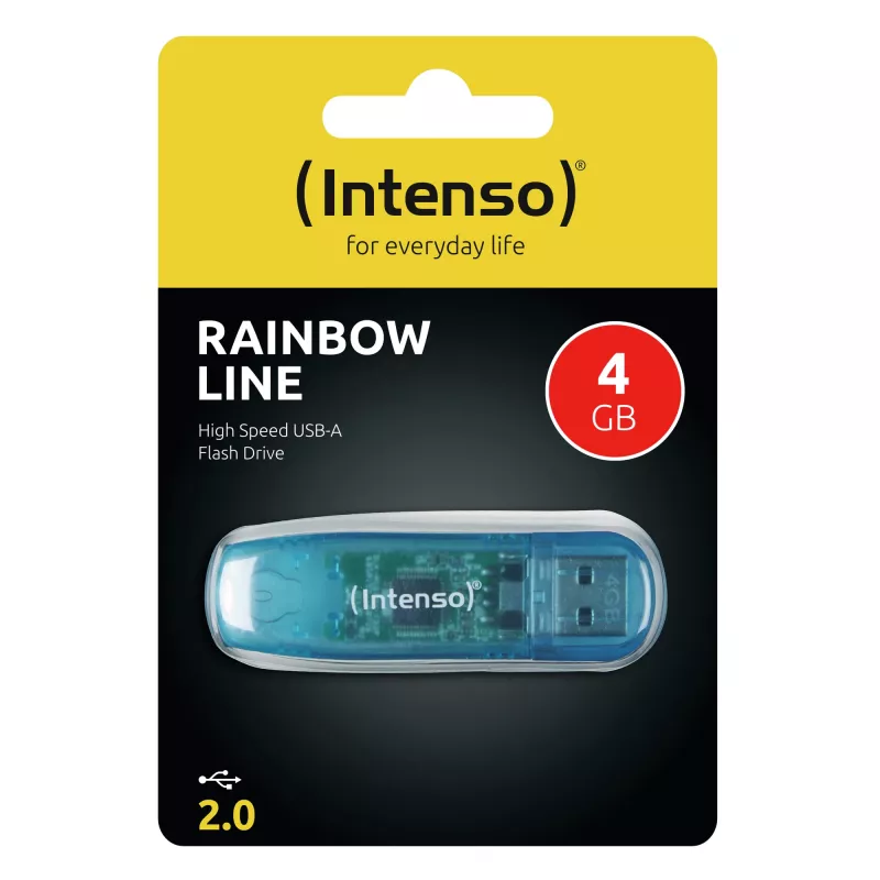 USB atmintukas Intenso 4 GB USB-A 2.0 Mėlynas