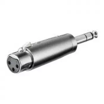 Wentronic Goobay XLR adapteris - XLR lizdas (3 kontaktai) > 6,35 mm kištukas (4 kontaktai, stereo) (27514)