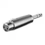 Wentronic Goobay XLR adapteris - XLR lizdas (3 kontaktai) > 6,35 mm kištukas (4 kontaktai, stereo) (27514)