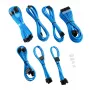 CableMod C-Series PRO ModMesh RM Black Label Hellblau CM-PCSR-16P3KIT-NKLB-R maitinimo laidų rinkinys PC maitinimo šaltiniui