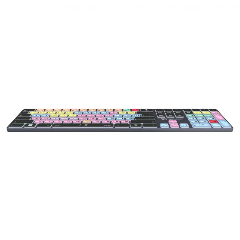 Mechaninio stiliaus pilno dydžio klaviatūra LogicKeyboard LKB-PT-TPC, USB + Bluetooth, QWERTZ vokiška, juoda