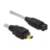 FireWire A/B laidas DeLOCK 82588 1,0 m pilkas